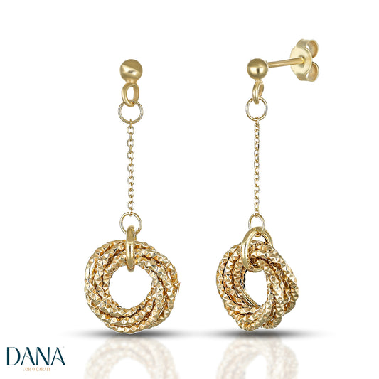DANA L'OR 9 CARATI 9K Gold Earrings