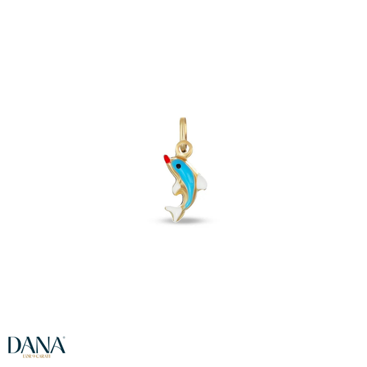 Pendente da Uomo e da Donna - Delfino - DANA L'OR 9 CARATI