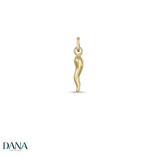 Pendente da Uomo e da Donna - Cornetto Napoletano - DANA L'OR 9 CARATI
