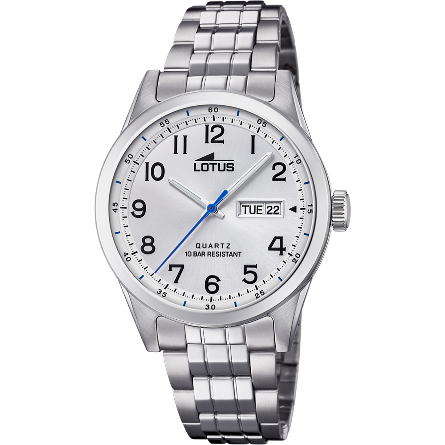 OROLOGIO LOTUS CLASSIC STEEL BIANCO