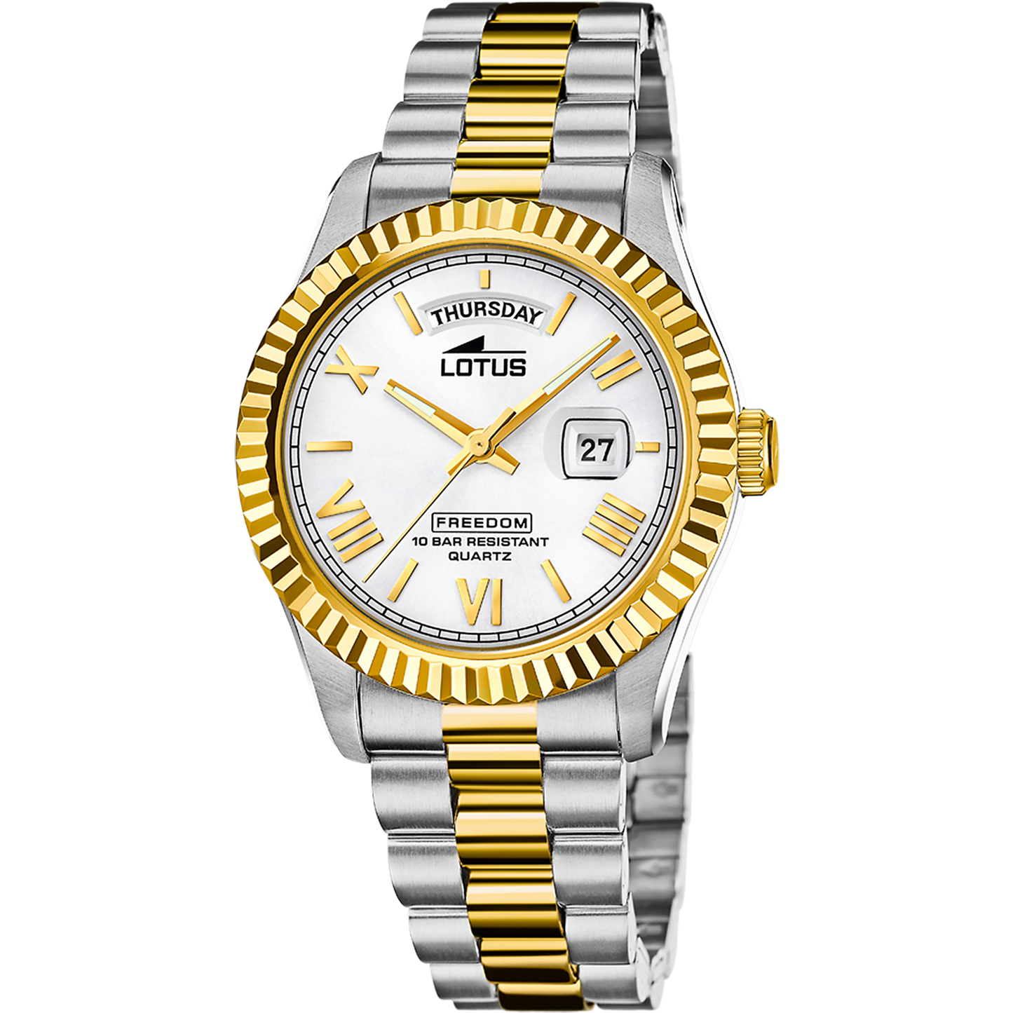 OROLOGIO LOTUS BICOLORE FREEDOM UOMO