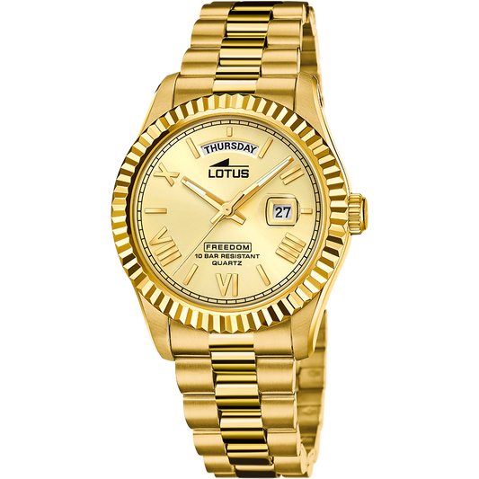 OROLOGIO LOTUS FREEDOM ORO UOMO