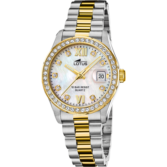 Lotus Two-Tone Freedom Watch for Women