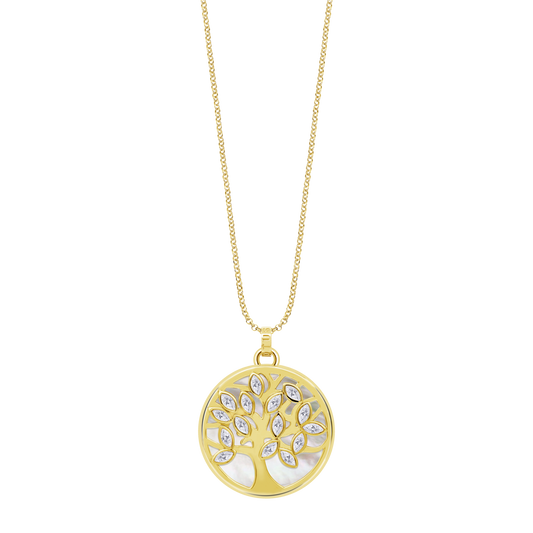 LOTUS SILVER NECKLACE LP1891-1/2 SILVER, WOMEN