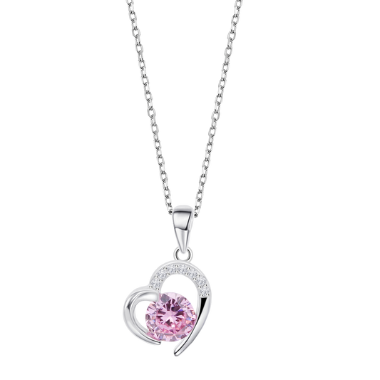 Lotus Silver Heart Necklace LP3106-1/3 Silver, Women