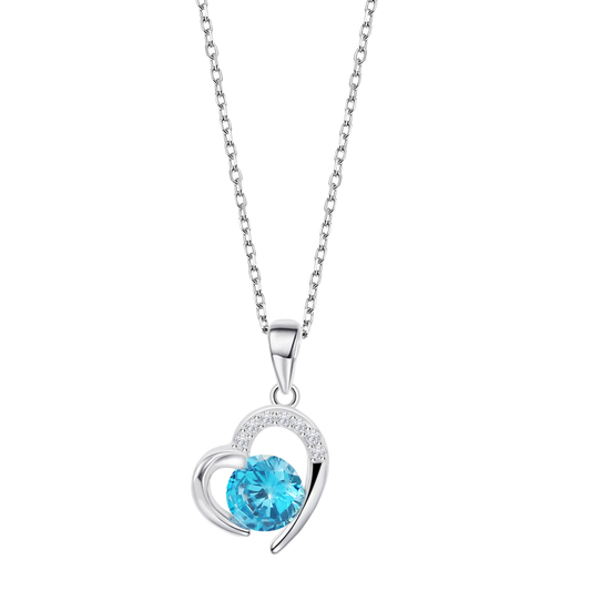 Lotus Silver Heart Necklace LP3106-1/2 Silver, Women
