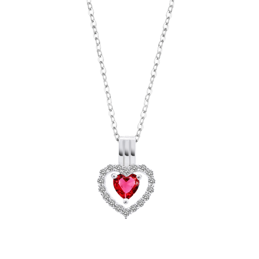 Collana cuore Lotus Silver LP3555-1/3