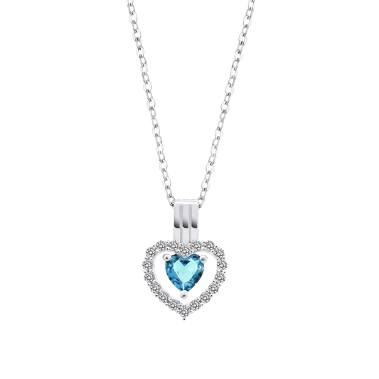 Lotus Silver Heart Necklace LP3555-1/4 Silver, Women