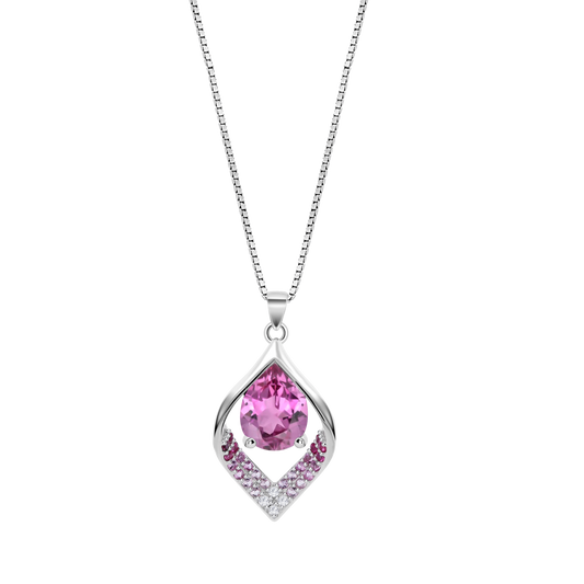 LOTUS SILVER NECKLACE LP3711-1/2 SILVER, WOMEN