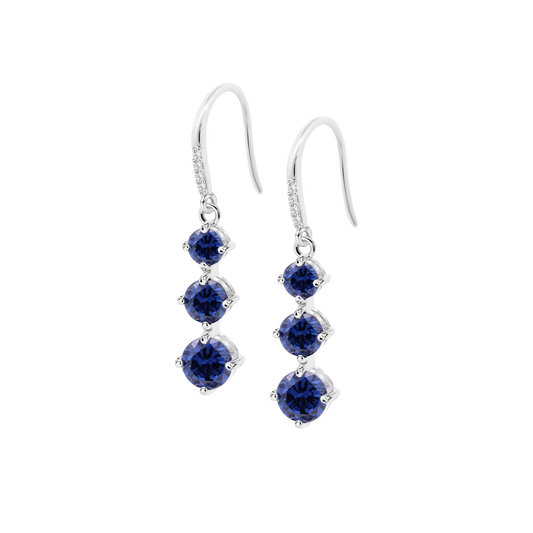 LOTUS SILVER EARRINGS LP3785-4/2 SILVER, WOMEN