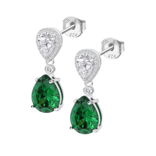 LOTUS SILVER EARRINGS LP3788-4/3 SILVER, WOMEN