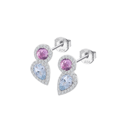 LOTUS SILVER EARRINGS LP3841-4/1 SILVER, WOMEN