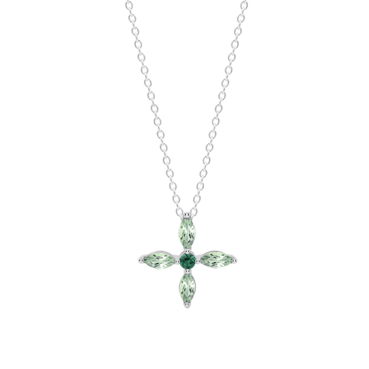Collana fiore Lotus Silver LP3933-1/3