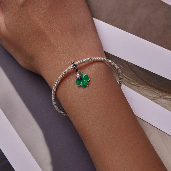 CHARM QUADRIFOGLIO E COCCINELLA LES FOLIES