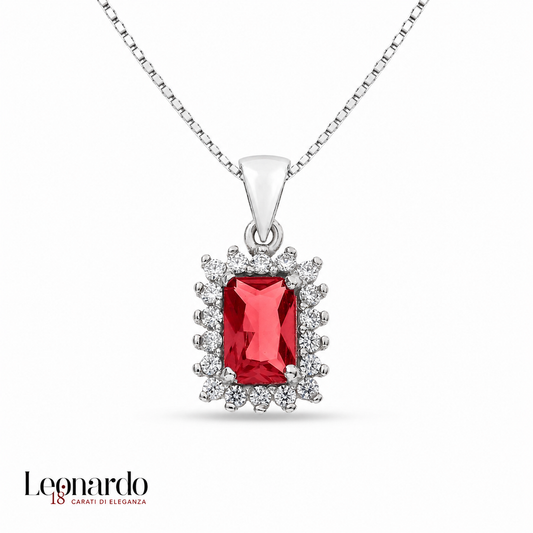 Collier Kate en or blanc 18 carats