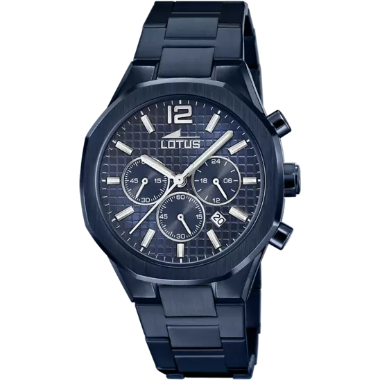 OROLOGIO LOTUS CON CRONOGRAFO BLU UOMO