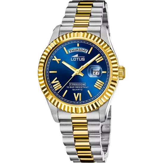 OROLOGIO LOTUS BICOLORE FREEDOM UOMO