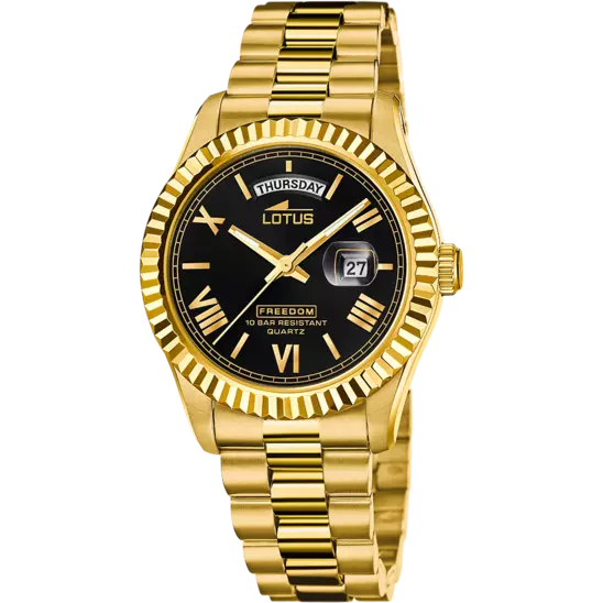 OROLOGIO LOTUS FREEDOM ORO UOMO