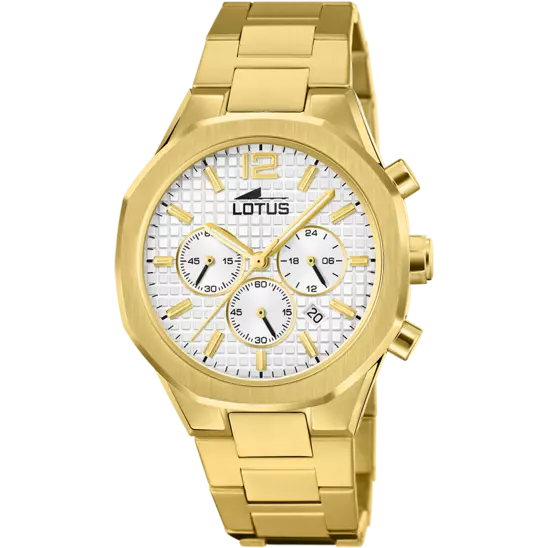 OROLOGIO LOTUS CON CRONOGRAFO ORO UOMO