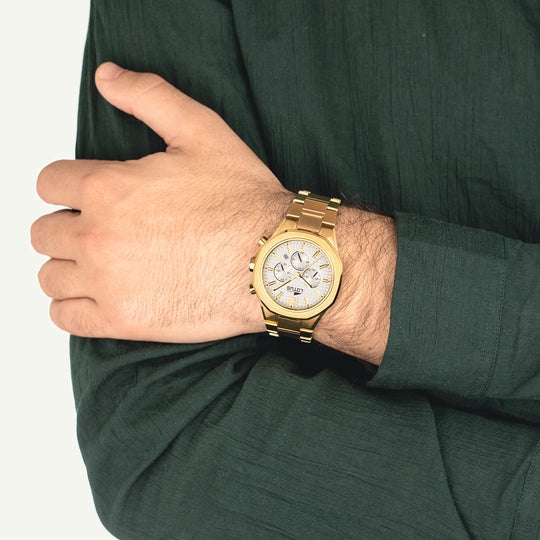 OROLOGIO LOTUS CON CRONOGRAFO ORO UOMO