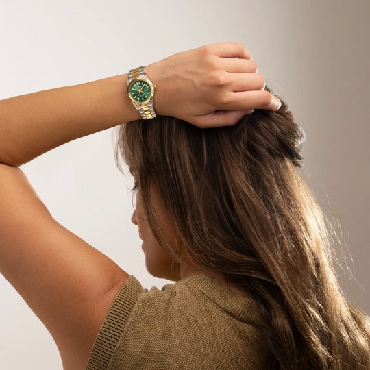 OROLOGIO LOTUS FREEDOM BICOLORE VERDE DONNA