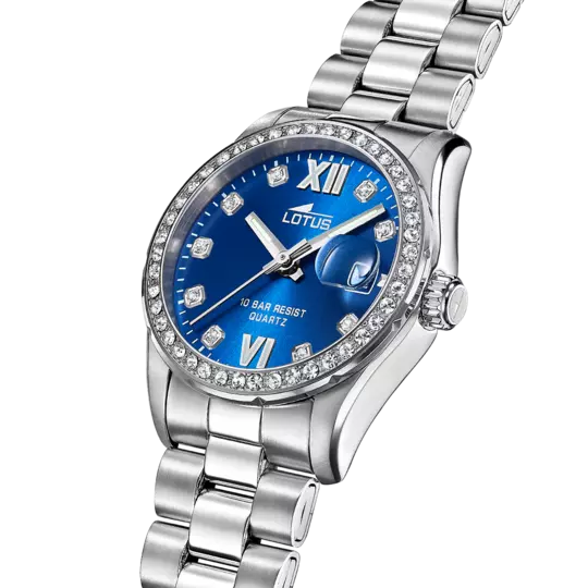 OROLOGIO LOTUS FREEDOM CON QUADRANTE BLU DONNA