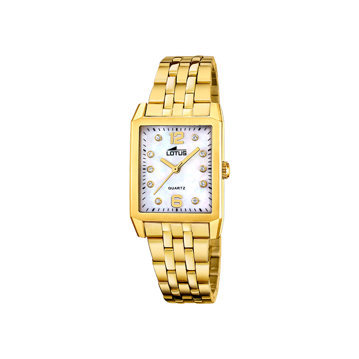 OROLOGIO LOTUS ORO RETTANGOLARE DONNA