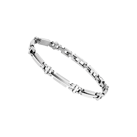 Bracelet homme style Lotus en acier noir LS1799-2/1, homme