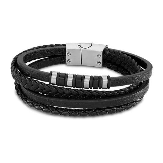 LS2382-2/1 LOTUS STYLE BRACELET 316L STAINLESS STEEL, MEN