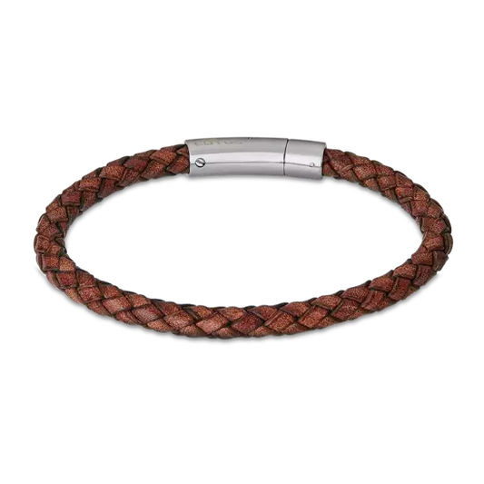 LOTUS STYLE LEATHER BRACELET, MEN