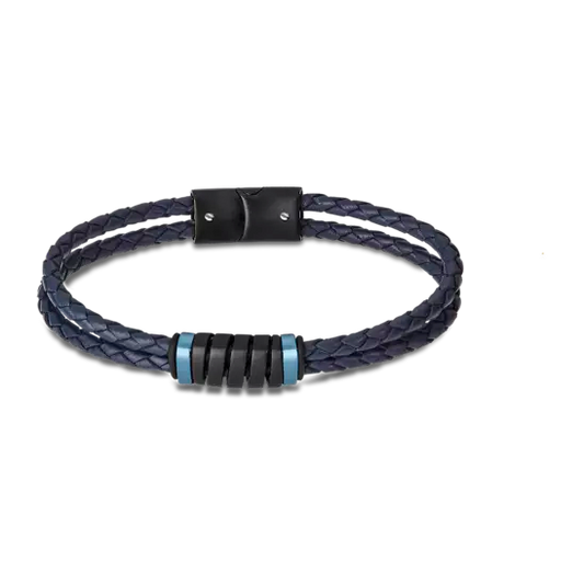 LOTUS STYLE URBAN MAN LEATHER BRACELET, MEN
