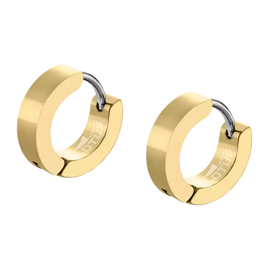 Boucles d'oreilles Lotus Style LS2160-4/4 en acier inoxydable 316L, pour hommes