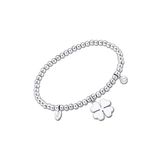 LOTUS STYLE LS2170-2/1 316L STAINLESS STEEL FOUR-LEAF CLOVER BRACELET, WOMEN
