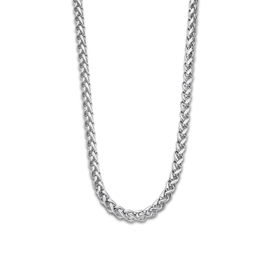 Collier chaîne style lotus LS2222-1/1 en acier inoxydable 316L, homme