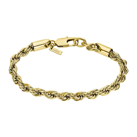 Bracelet style lotus en acier inoxydable 316L, pour homme