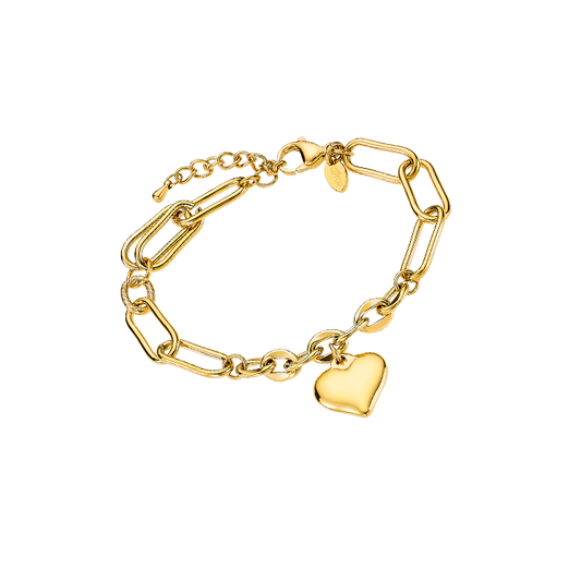 Lotus Style Woman's Heart Bracelet LS2334-2/2 316L Stainless Steel, Women