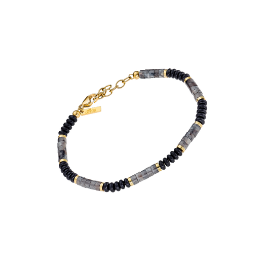 Bracelet style lotus LS2373-2/1 en acier inoxydable 316L, pour homme