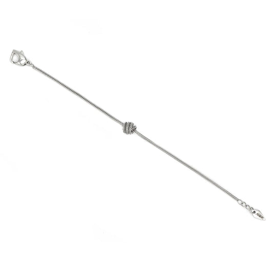 Silver bond bracelet