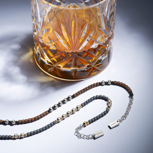 BARBIERI MAN Faceted Cube Bracelet