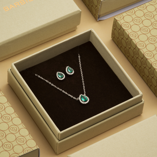 Ensemble BARBIERI couleur argent 925