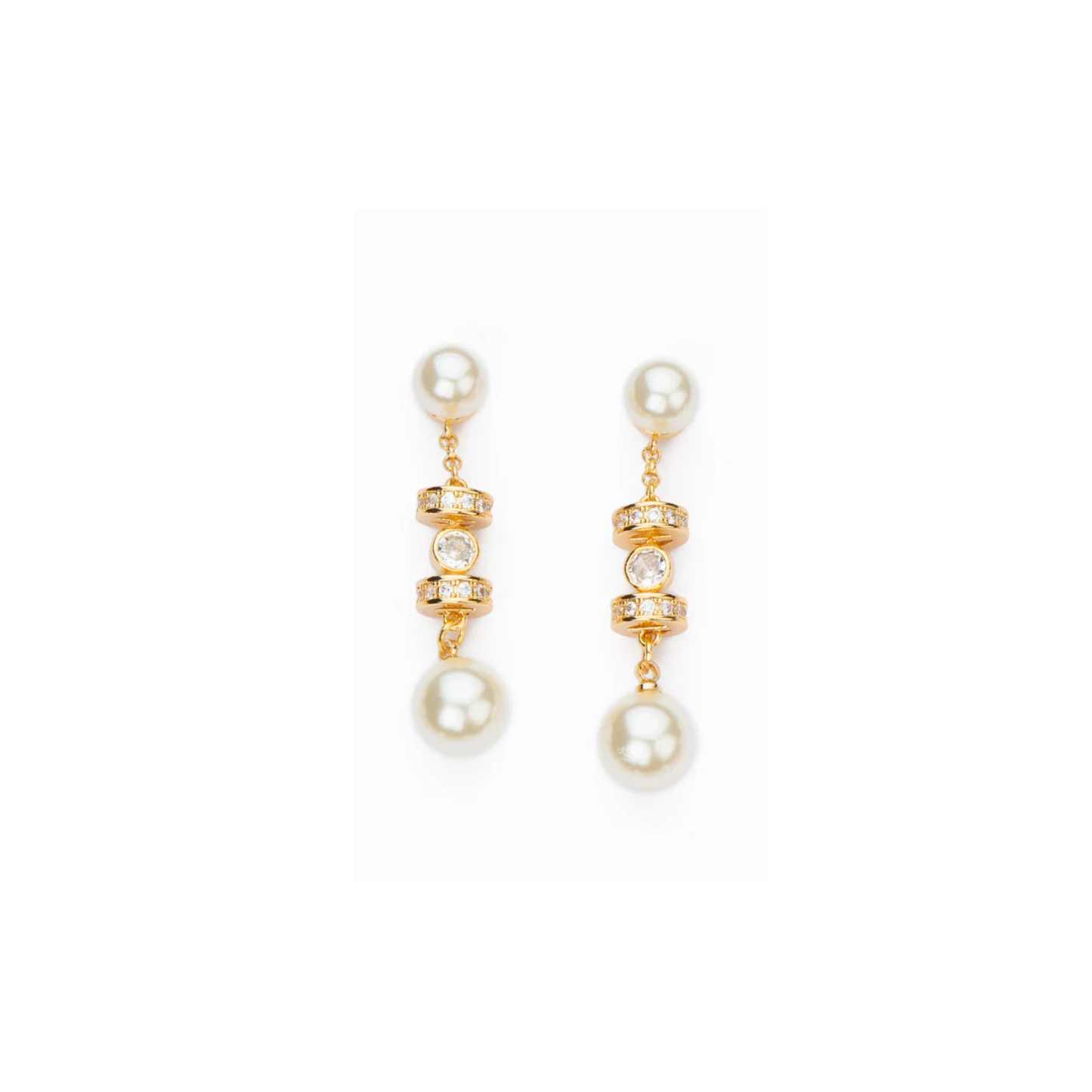 Orecchini Discs & Pearls BARBIERI