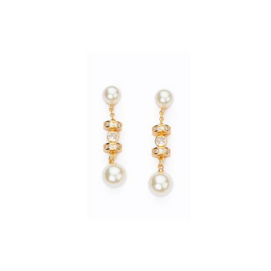 Orecchini Discs & Pearls BARBIERI