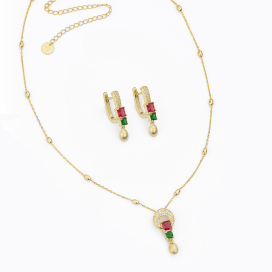 BARBIERI 925 Silver Saturn Necklace