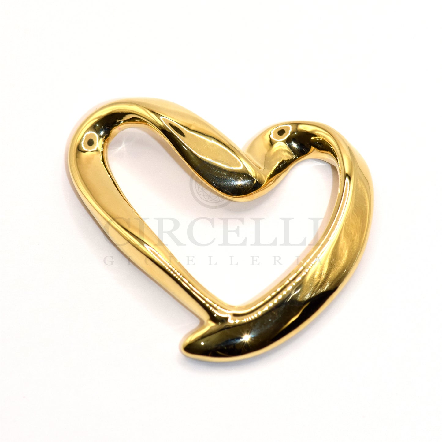 Ciondolo cuore oro 18k
