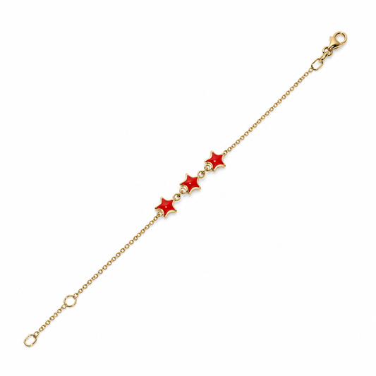 Bracciale stelle oro 18 carati