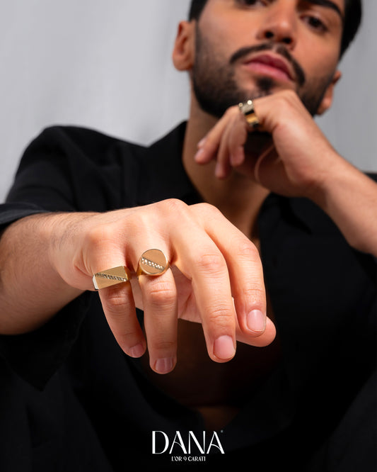 9K Gold Men's Ring DANA L'OR 9 CARATI