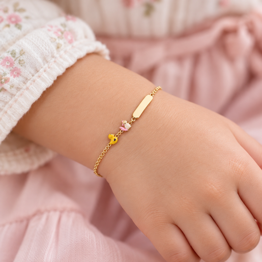 Bracelet plaqué or 18 carats