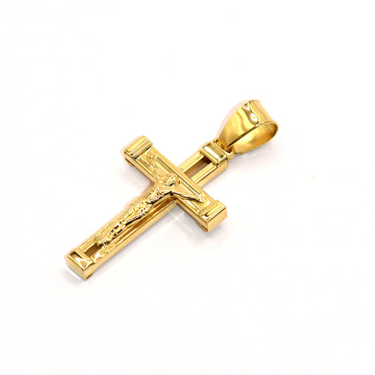 Croce con cristo oro 18 carati