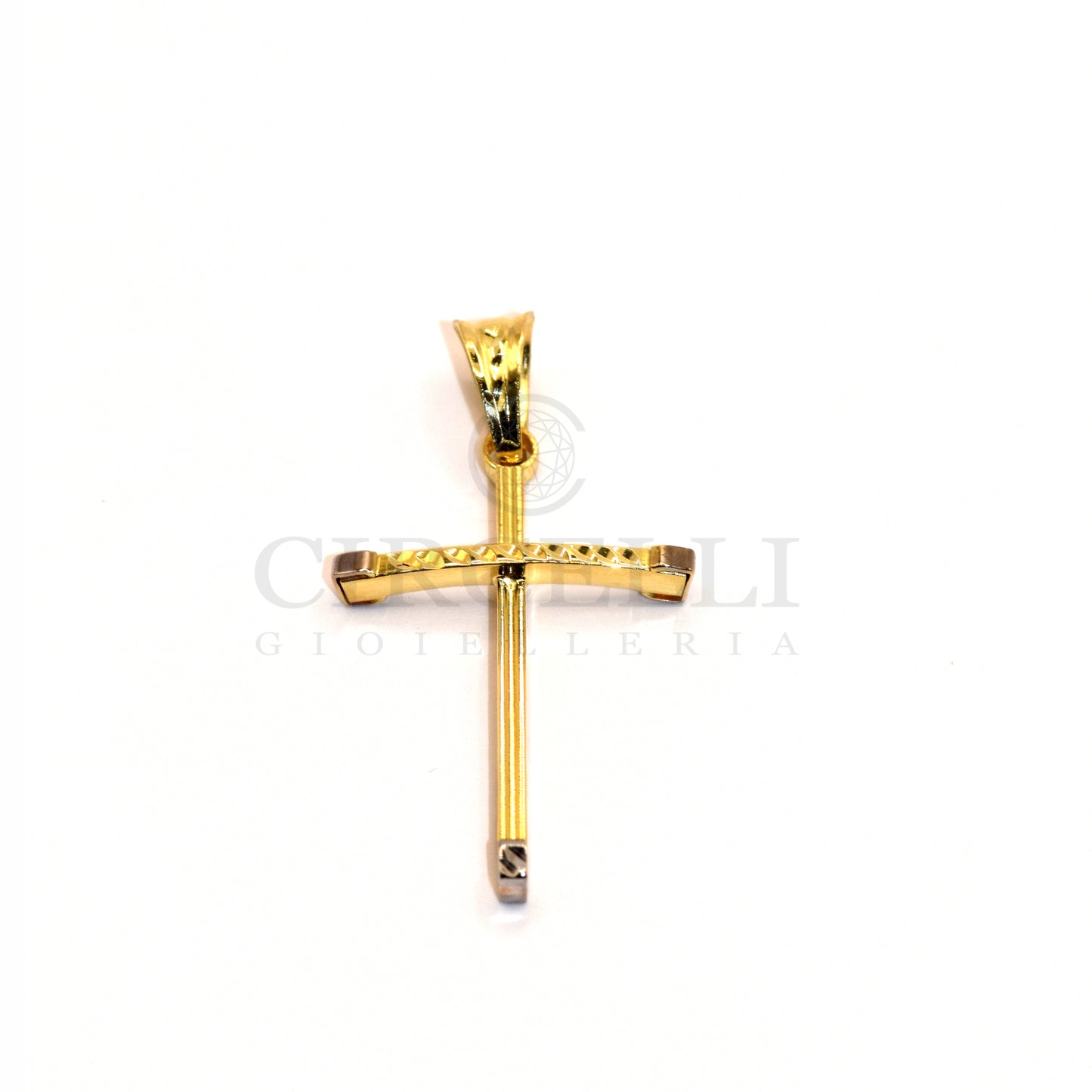 Croce stilizzata oro 18k