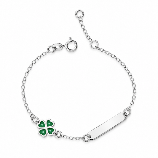 Bracciale quadrifoglio oro 18 carati